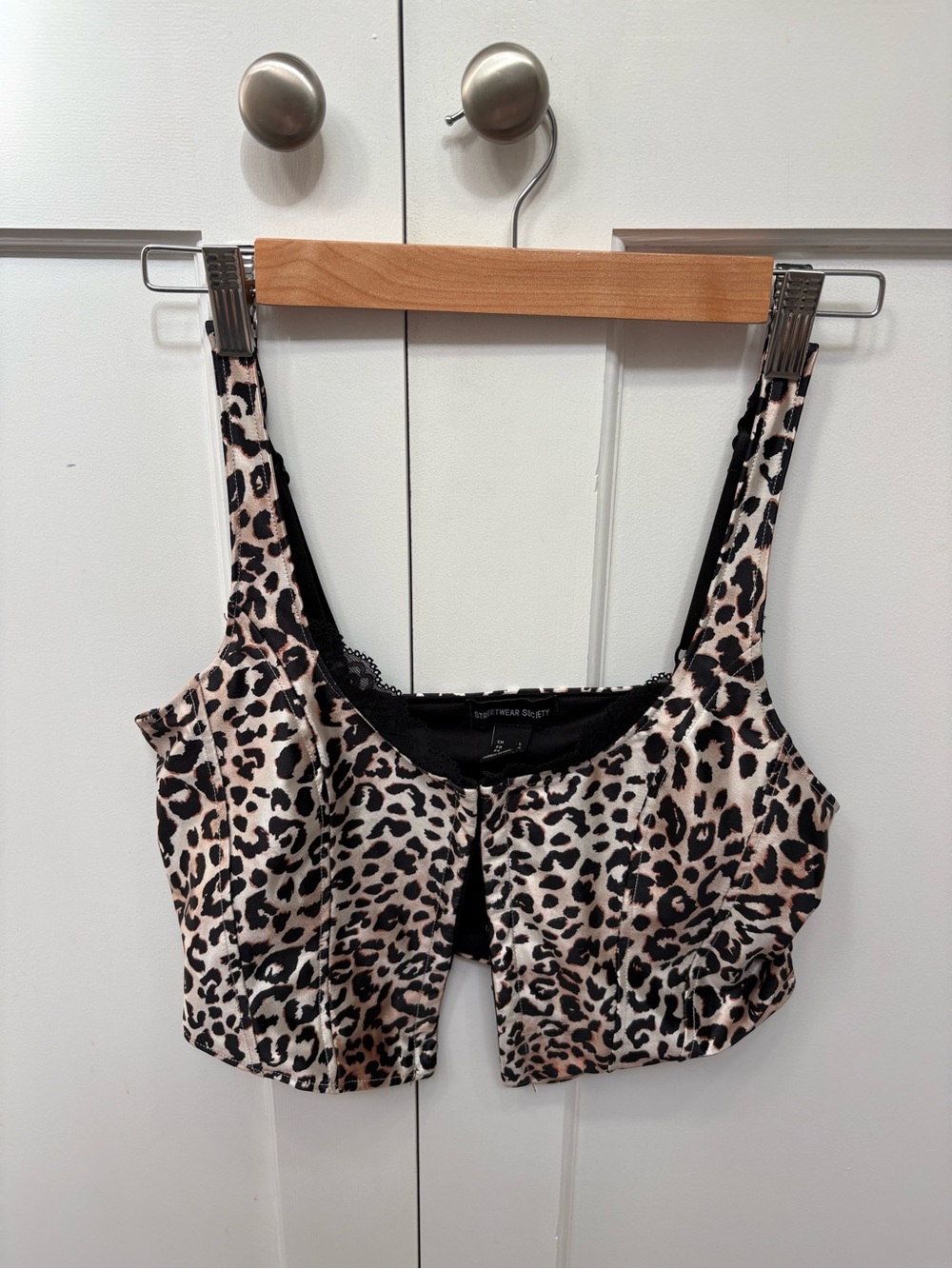 Cheetah Bustier Top